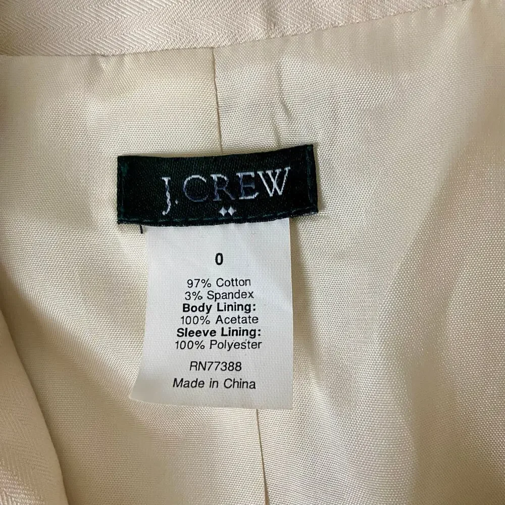 J. Crew Cream Blazer